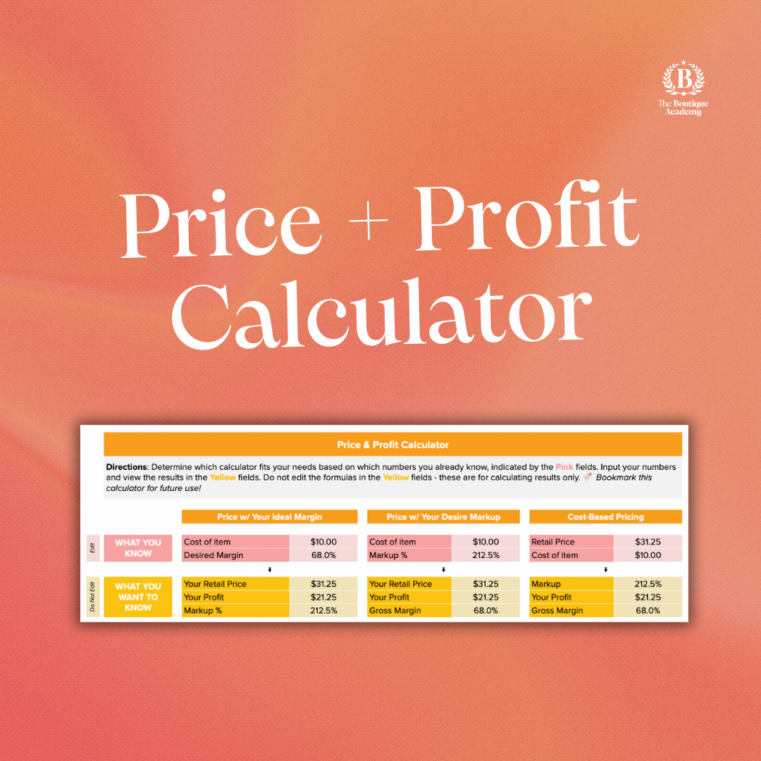 Price + Profit Toolkit
